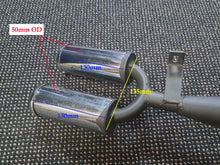 Load image into Gallery viewer, 47cc 49cc Exhaust w Twin Muffler for Mini Pit Dirt Bike (2T057D)