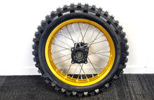 Load image into Gallery viewer, 15mm Axle 1.85x14 14" Rear Wheel Gold Aluminium Rim and Tire 90/100-14 (4T076G)