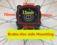 Load image into Gallery viewer, 15mm Axle 1.85x14 14" Rear Wheel Gold Aluminium Rim and Tire 90/100-14 (4T076G)