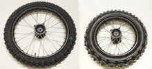 Load image into Gallery viewer, 15mm Axle 14" Rear Wheel 90/100-14 (4T076) + 70/100-17" Front Wheel (4T077)