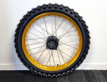 Load image into Gallery viewer, 15mm Axle 1.6x17 17" Front Wheel Gold Aluminium Rim and Tire 70/100-17 (4T077G)