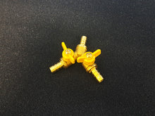 Load image into Gallery viewer, 3-Way Tee Brass Y Shut off Ball Valve 5/16" 8mm Barb (4T219)