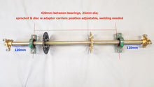 Load image into Gallery viewer, 850mm Axle Assembly Sprocket Disc Go Kart Buggy Atv Quad Bike Project (4T255)