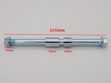Load image into Gallery viewer, 15mm 265mm Rear Wheel Axle With Spacers Fit 125cc 140cc (4T256)