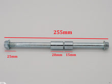 Load image into Gallery viewer, 12mm 255mm Rear Wheel Axle With Spacers Fit 110cc-140cc (4T257)