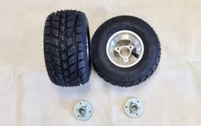 Load image into Gallery viewer, Pair of Go Kart 10x4.50-5 wheel (4T360) w 23T spline Hub (4T361-1)