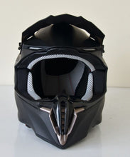 Load image into Gallery viewer, Adult MOTOCROSS Helmets - Matt Black (sized L/ XL/ XXL)