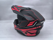 Load image into Gallery viewer, Adult MOTOCROSS Helmets - Red & Black (sized L/ XL/ XXL)