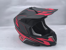 Load image into Gallery viewer, MOTOCROSS Helmets For Youth & Kids - Red & Black (sized Small/ Medium)