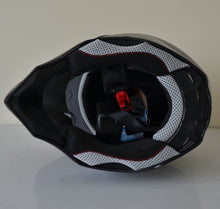 Load image into Gallery viewer, Adult MOTOCROSS Helmets - Gloss Shiny Black (sized M/ L/ XL/ XXL)