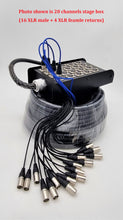 Load image into Gallery viewer, 16 Channel Stage Box Snake Cable BS01RB-1204X-30M (CB-14)