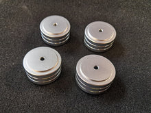 Load image into Gallery viewer, 40x20mm Aluminum AMP Speaker Isolation Stand Feet Pad 4's (EP012N) Black/ Silver