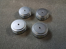 Load image into Gallery viewer, 49x20mm Aluminum AMP Speaker Isolation Stand Feet Pad 4's (EP014N) Black/ Silver