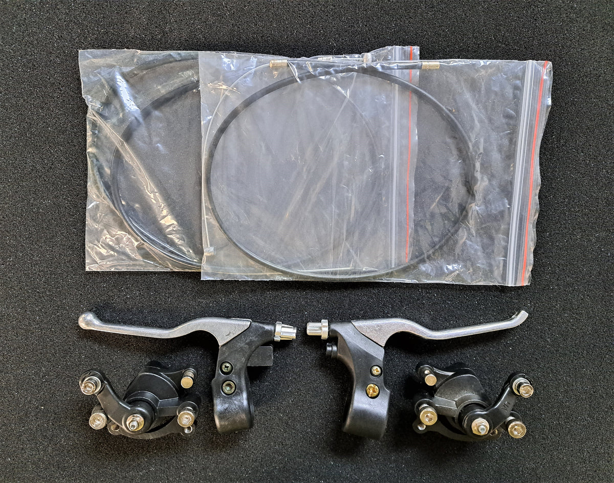49cc Mini Bike Brake system Front and Rear Lever & Caliper & Cable