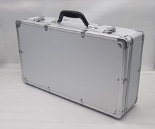 Load image into Gallery viewer, 19 inch Aluminum Microphone Carry Case **(MC18B) Black/ (MC18S) Silver**