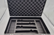 Load image into Gallery viewer, 19 inch Aluminum Microphone Carry Case **(MC18B) Black/ (MC18S) Silver**