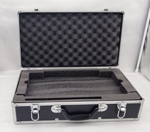 Load image into Gallery viewer, 19 inch Aluminum Microphone Carry Case **(MC18B) Black/ (MC18S) Silver**