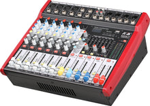 Load image into Gallery viewer, ICM M206-P 6 Channel 500W Powered Mixer (MX21)