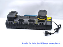 Load image into Gallery viewer, 14.4-18V Dewalt Lithium-ion Batteries 4 Ports Charger (OT007)