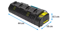 Load image into Gallery viewer, 14.4-18V Dewalt Lithium-ion Batteries 4 Ports Charger (OT007)