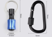 Load image into Gallery viewer, 6 Pcs ¼ Hex Fitment Quick Release Bit Patch w Carabiner (OT009)