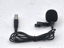 Load image into Gallery viewer, Pro Lapel lavalier tie clip Mics for Shure Wireless (TA3F) Mini 3 Pin XLR (P-09)