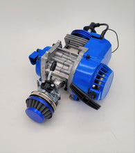 Load image into Gallery viewer, Performance 49cc 2 Stroke Motor w Alloy pull start +25H Sprocket (2T001-1) RED/Blue