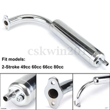 Load image into Gallery viewer, Exhaust Muffler Pipe 2 Stroke 49cc 66cc 80cc Motorized Push Bike Bicycle (2T056)