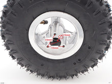 Load image into Gallery viewer, 4.10- 4" Wheel Alloy Rim + Tyre with bearing (2T064-1)