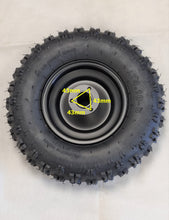 Load image into Gallery viewer, 49cc Mini ATV Quad Go kart 4.10-6" Front Wheel (2T158)