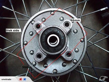 Load image into Gallery viewer, Rear Wheel 12mm Axle 3.00-12 inch for Chinese Dirt Bikes 110cc 125cc (4T070)