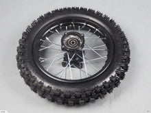 Load image into Gallery viewer, 12mm Axle 1.85x12 12" Rear Wheel Rim and Tire 80/100-12 (4T072)