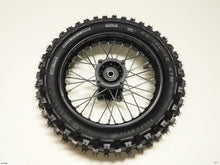 Load image into Gallery viewer, 15mm Axle 1.85x12 12" Rear Wheel Rim and Tire 80/100-12 (4T074)