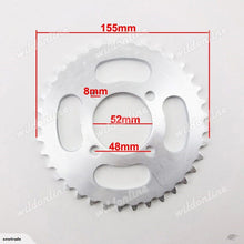 Load image into Gallery viewer, 428 37Tooth 52mm Rear Chain Sprocket For Chinese 110 125cc Pit Dirt Bike (4T107)