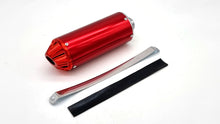 Load image into Gallery viewer, 28mm Universal Motorcycle Exhaust Muffler For Dirt Bike 110/125 (4T133-1) Black/ Blue/ Gold/ Red