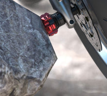 Load image into Gallery viewer, CNC Frame Slider Motorbike Motocross Falling Protection (4T180) Black/ Silver/ Red