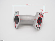 Load image into Gallery viewer, 27mm Universal Carby Carburetor Intake Manifold Quad Dirt Bike ATV Buggy (4T279)
