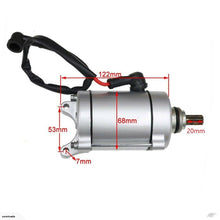 Load image into Gallery viewer, 9 Teeth Starter Motor CG 150cc 200cc 250cc Air Cooled Dirt Bike ATV Quad (4T285)