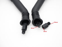 Load image into Gallery viewer, Scooter Mirror Adapter Silver RH 8mm (TOP) - RH10mm (BOTTOM) Adapter Pair (4T298)