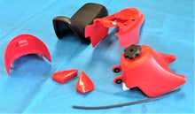 Load image into Gallery viewer, Yamaha PW50 PY50 Plastic Fairing Kits with Seat & Fuel tank (4T352) Black/ Red