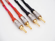 Load image into Gallery viewer, Aucharm 4 of 20cm HiFi 4N Copper Speaker Jumper Banana to Banana Plug (CB-82)