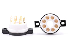 Load image into Gallery viewer, EIZZ 8pin Octal Ceramic Vacuum tube socket KT88 EL34 (EP018)