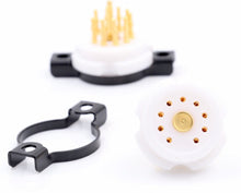Load image into Gallery viewer, EIZZ 9pin Ceramic Tube Socket For 12AX7 6DJ8 6922 ECC88 EL84 6BQ5 12BH7 (EP024)