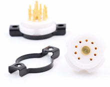 Load image into Gallery viewer, EIZZ 9pin Ceramic Tube Socket For 12AX7 6DJ8 6922 ECC88 EL84 6BQ5 12BH7 (EP024)