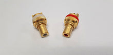 Load image into Gallery viewer, Pair of Aucharm Brass Female RCA Connector Terminal High end Gold Plated (EP036)