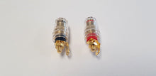 Load image into Gallery viewer, Pair of 32mm Speaker Binding Post Copper Gold Plate (EP039)
