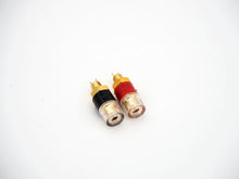 Load image into Gallery viewer, Pair of 30mm Speaker Binding Post Copper Gold Plate (EP078)