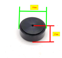 Load image into Gallery viewer, 44x17mm Aluminum HIFI AMP Speaker Isolation Stand Feet Pad 4PCS Silver (EP013)