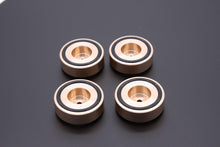 Load image into Gallery viewer, 44x17mm Aluminum HIFI AMP Speaker Isolation Stand Feet Pad 4PCS Silver (EP013)