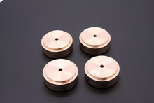 Load image into Gallery viewer, 44x17mm Aluminum HIFI AMP Speaker Isolation Stand Feet Pad 4PCS Silver (EP013)